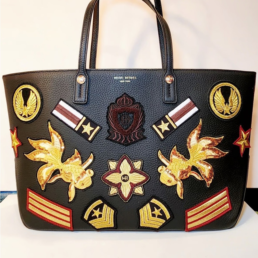 Henri Bendel Limited Edition Military Patch Tote and Wallet Set - Picture 3 of 16